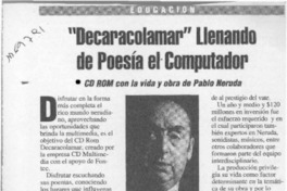 "Decaracolamar" llenando de poesía el computador