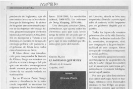 El Santiago que se fue  [artículo].