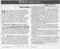 Había una vez --  [artículo] Mónica de Simone.