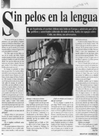 Sin pelos en la lengua  [artículo] Jorge Piña.