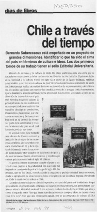 Chile a través del tiempo  [artículo] T. Ch.