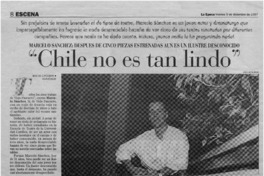 "Chile no es tan lindo"