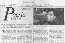 Poesía del sol  [artículo].