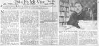 Esta es mi voz  [artículo].