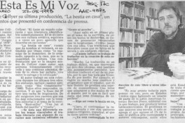 Esta es mi voz  [artículo].