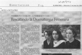 Rescatando la dramaturgia femenina
