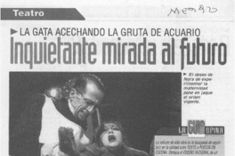 Inquietante mirada al futuro  [artículo].