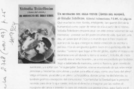 Un muchacho del siglo veinte