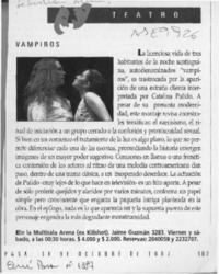 Vampiros  [artículo].