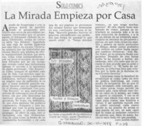 La mirada empieza por casa  [artículo] Juan Andrés Salfate.