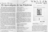 El apocalipsis de las palabras  [artículo] J. P. Dardel.