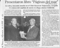 Presentaron libro "Páginas del mar"  [artículo].