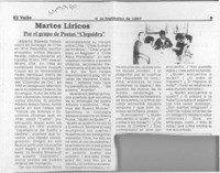 Martes líricos  [artículo].
