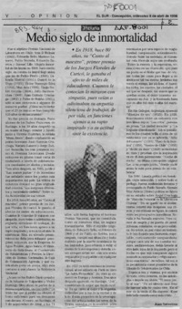 Medio siglo de inmortalidad