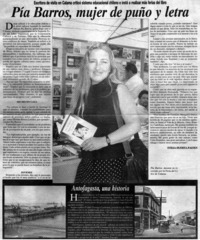 Pía Barros, mujer de puño y letra