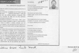 Poesía local  [artículo] Ernesto Massiglio.