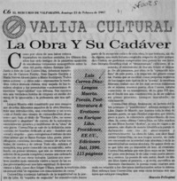 La obra y su cadáver