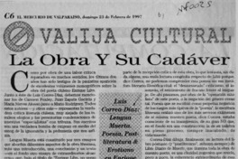 La obra y su cadáver