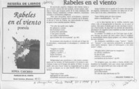 Rabeles en el viento  [artículo] Nelson Torres M.