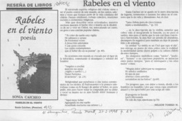 Rabeles en el viento  [artículo] Nelson Torres M.