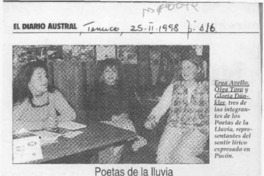 Distinguen a escritoras locales  [artículo].