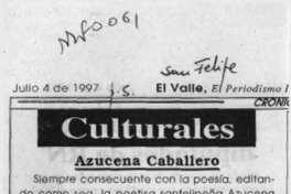 Azucena Caballero  [artículo].