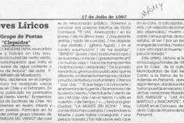 Jueves líricos  [artículo].