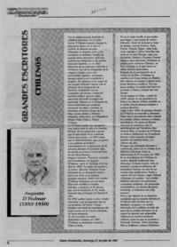 Grandes escritores chilenos  [artículo].