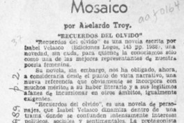 "José Donoso tuvo una sobrevida de más de 20 años"  [artículo] Mario Rodríguez O.