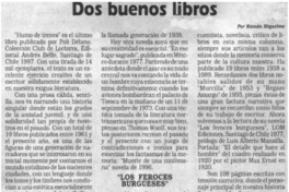 Dos buenos libros