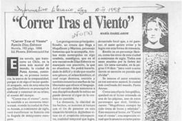 "Correr tras el viento"  [artículo] María Isabel Amor.