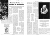 Historias judías en el Quijote de la Mancha  [artículo].
