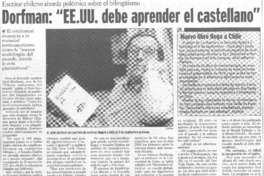 Dorfman, "EE.UU. debe aprender el castellano"
