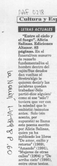 Letras actuales  [artículo].