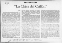 "La chica del Crillón"