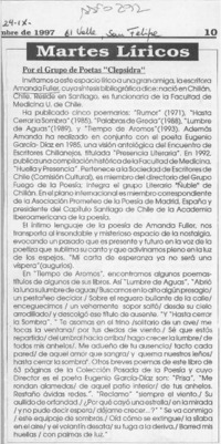 Martes líricos  [artículo].