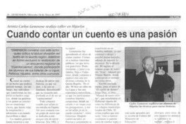 Cuando contar un cuento es una pasión