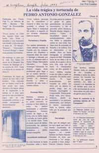 La vida trágica y torturada de Pedro Antonio González