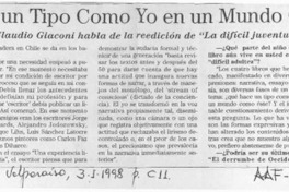 "Qué hace un tipo como yo en un mundo como éste?"  [artículo].