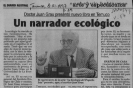 Un Narrador ecológico