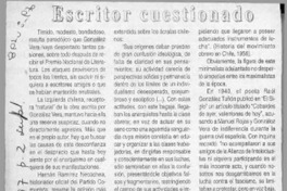 Escritor cuestionado