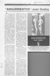 "Angurrientos" Juan Godoy