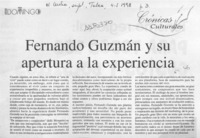 Fernando Guzmán y su apertura a la experiencia  [artículo].