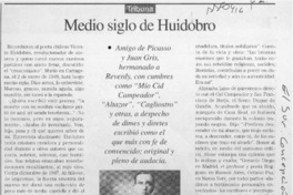 Medio siglo de Huidobro
