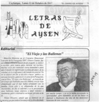 "El Viejo y las ballenas"  [artículo].