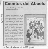 Cuentos del abuelo  [artículo].