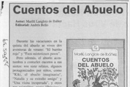 Cuentos del abuelo  [artículo].