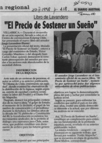 "El Precio de sostener un sueño"  [artículo].