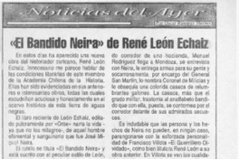 "El bandido Neira" de René León Echaíz