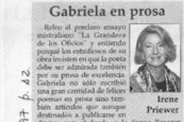 Gabriela en prosa